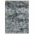 United Weavers Of America Eternity Barcelona Blue Area Rectangle Rug, 5 ft. 3 in. x 7 ft. 2 in. 4535 10160 58